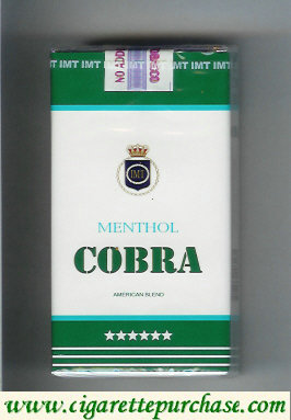 Cobra Menthol American Blend cigarettes long
